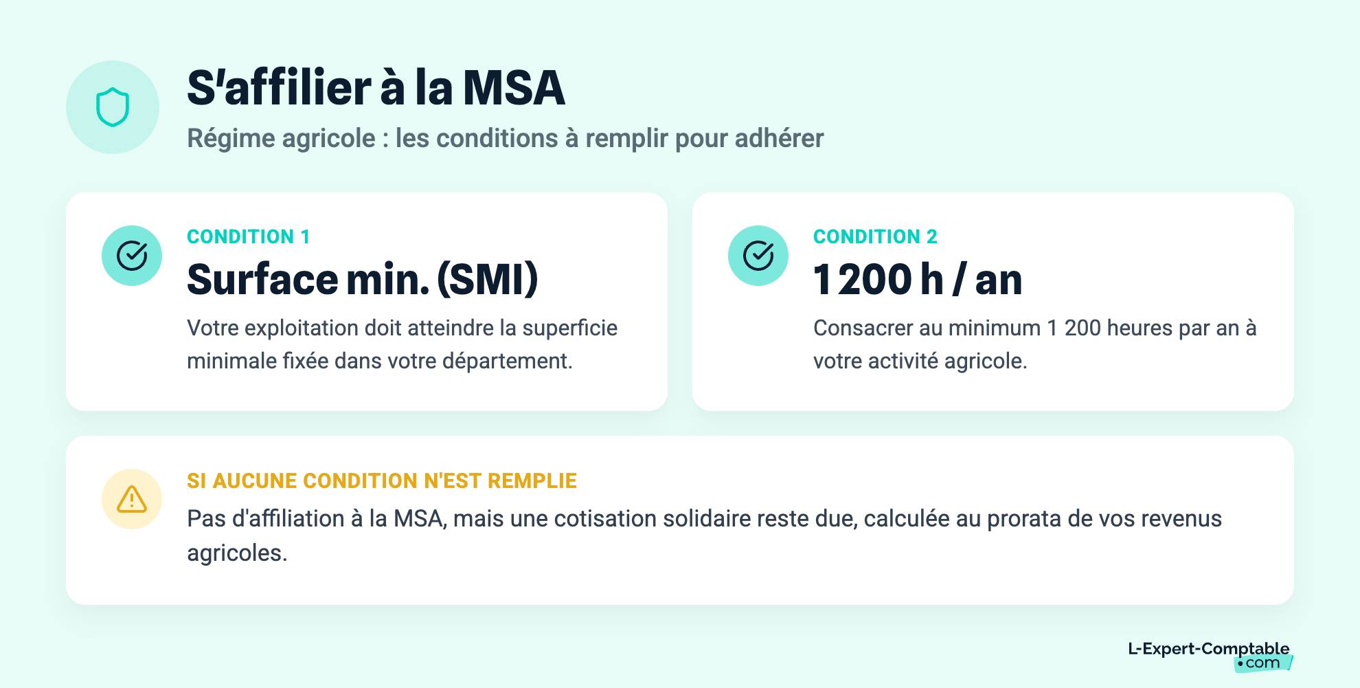 S'affilier à la MSA